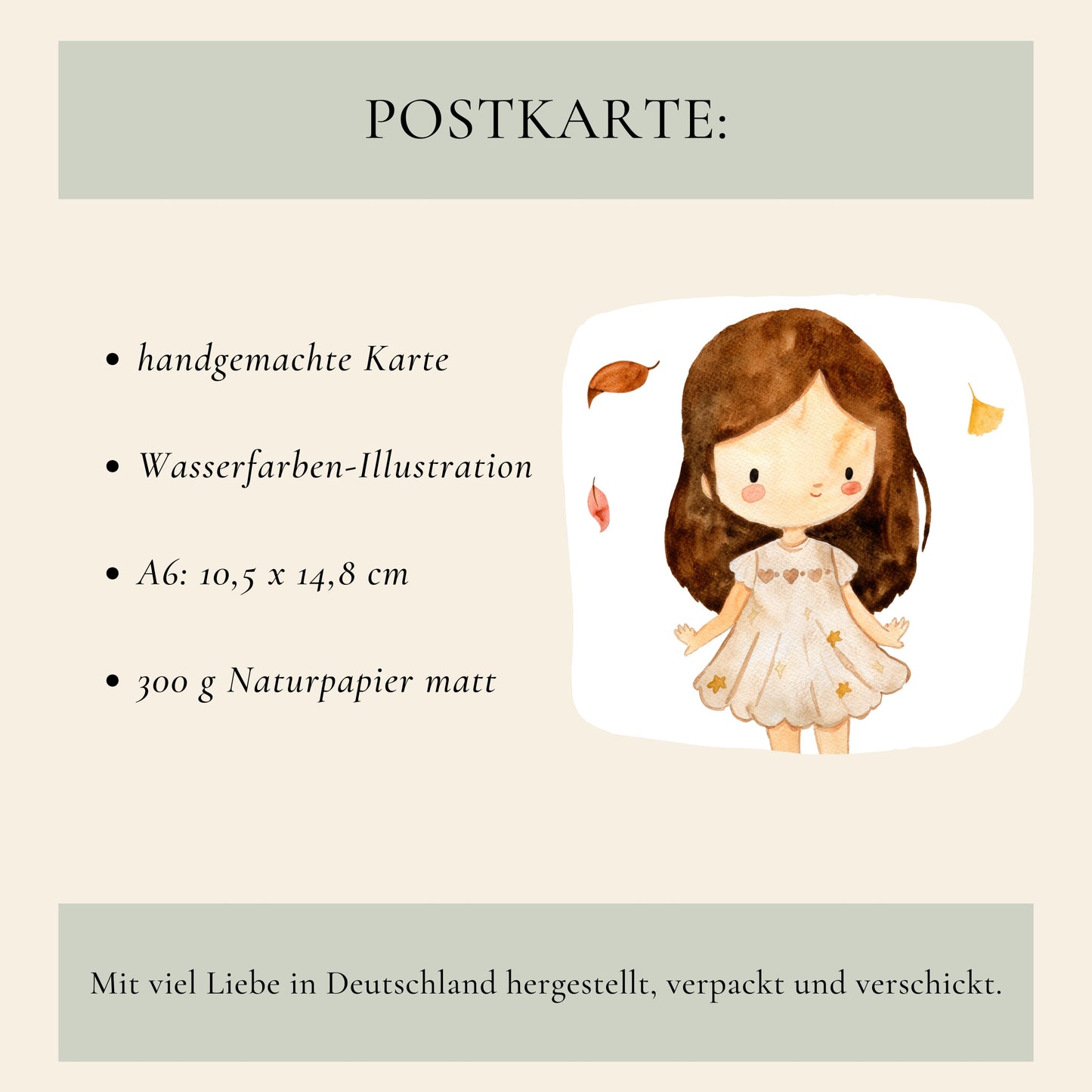 Postkarten-Set Herbst 6 Karten A6