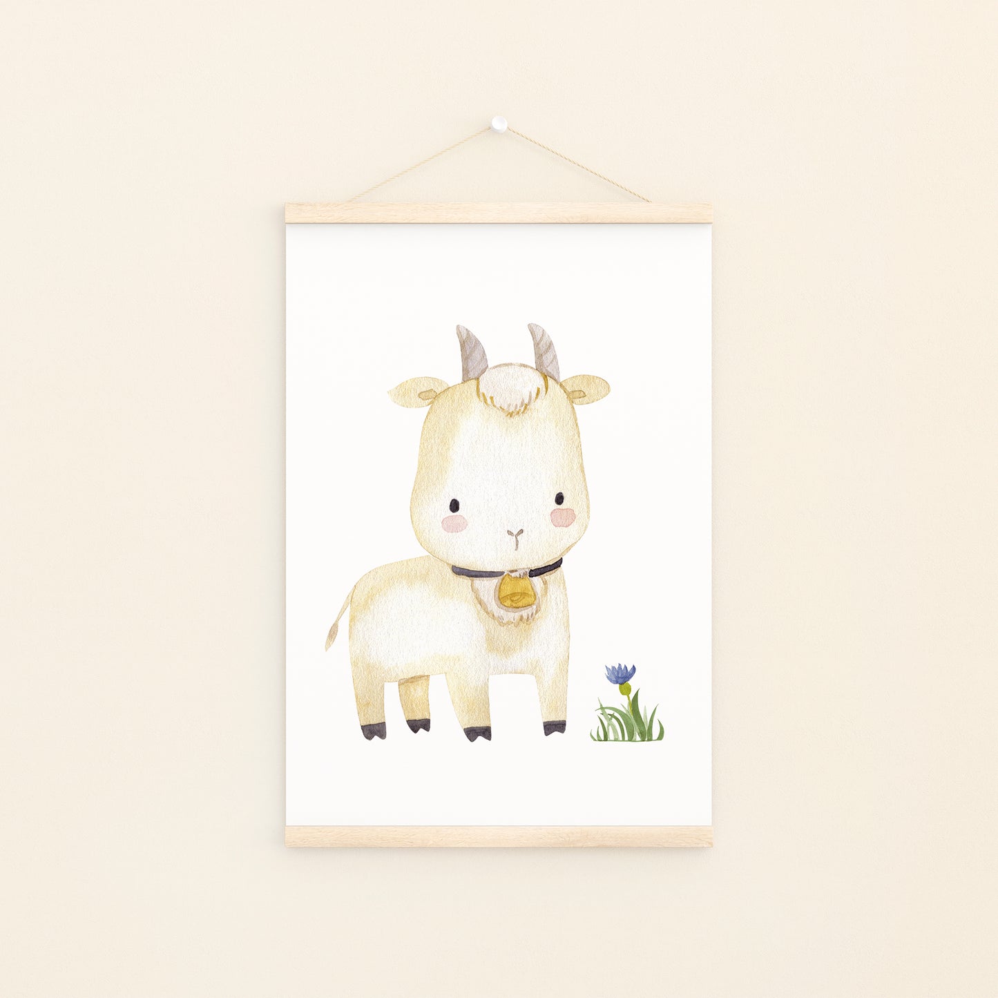 Poster Ziege A4 & A3