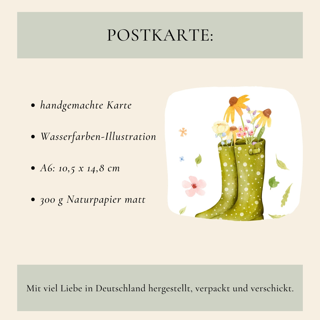 Karte Garten A6