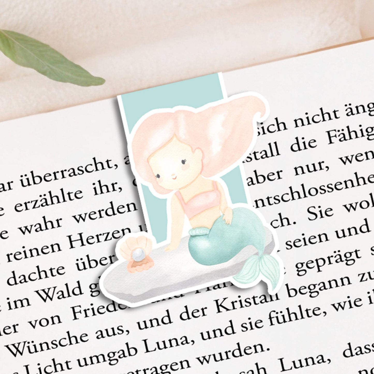 Magnetisches Lesezeichen Meerjungfrau