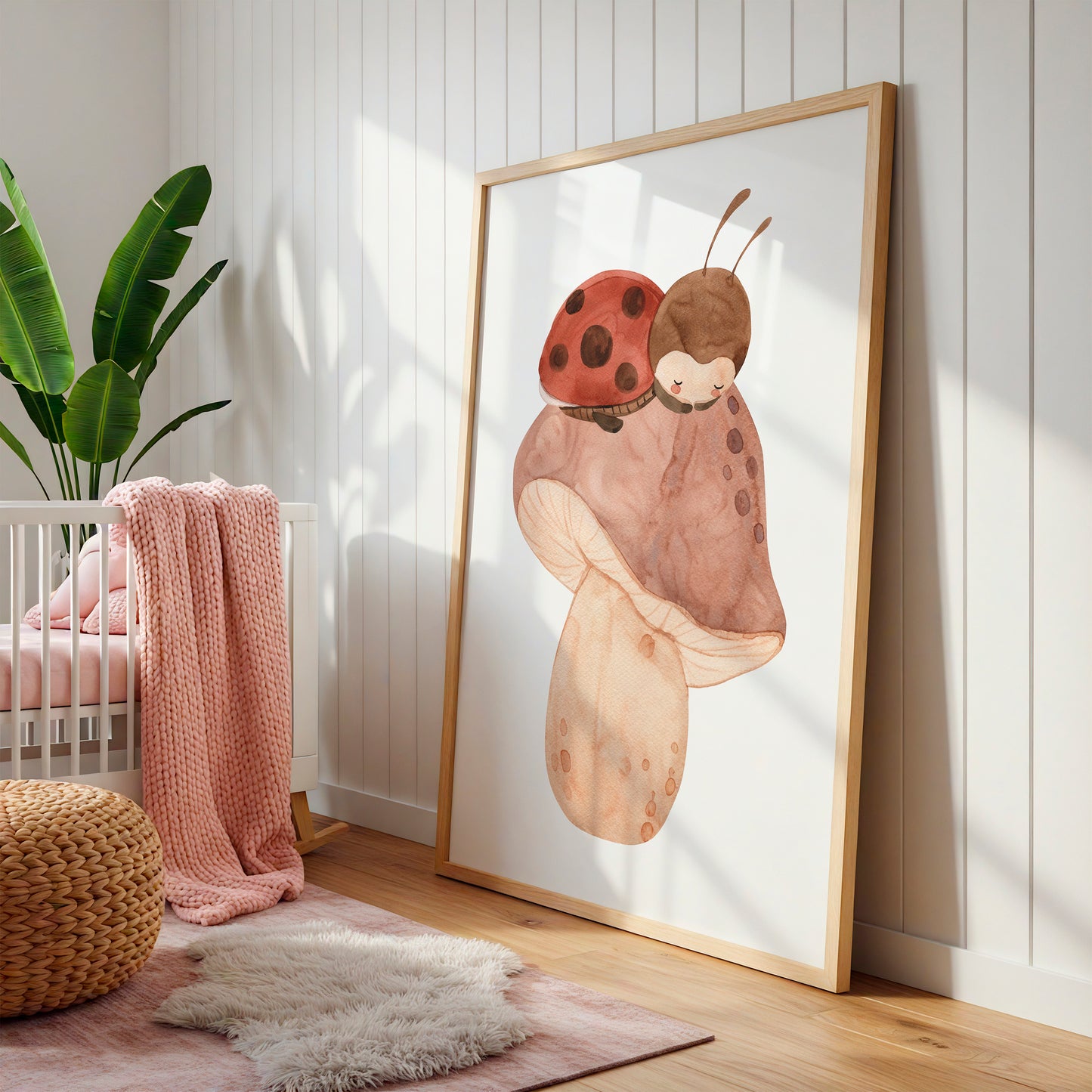 Poster Marienkäfer schläft A3 & A4