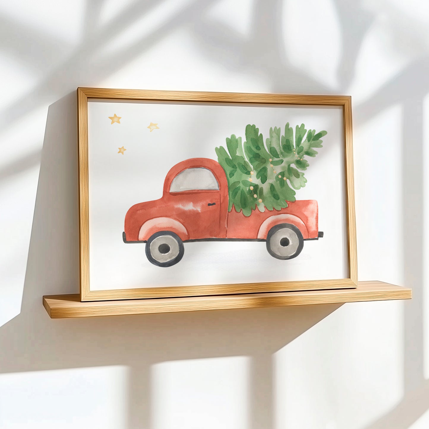 Weihnachtsposter Auto A3, A4, A5