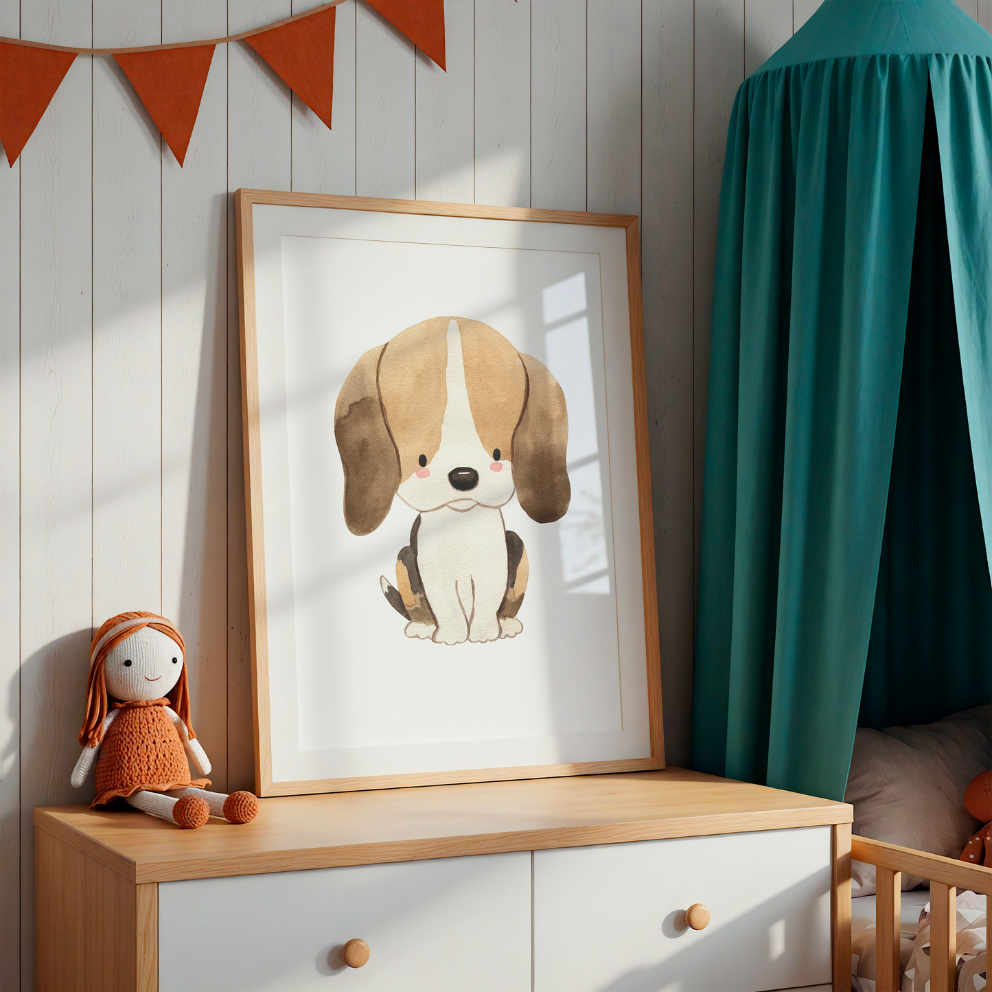 Poster Hund Beagle A3 & A4