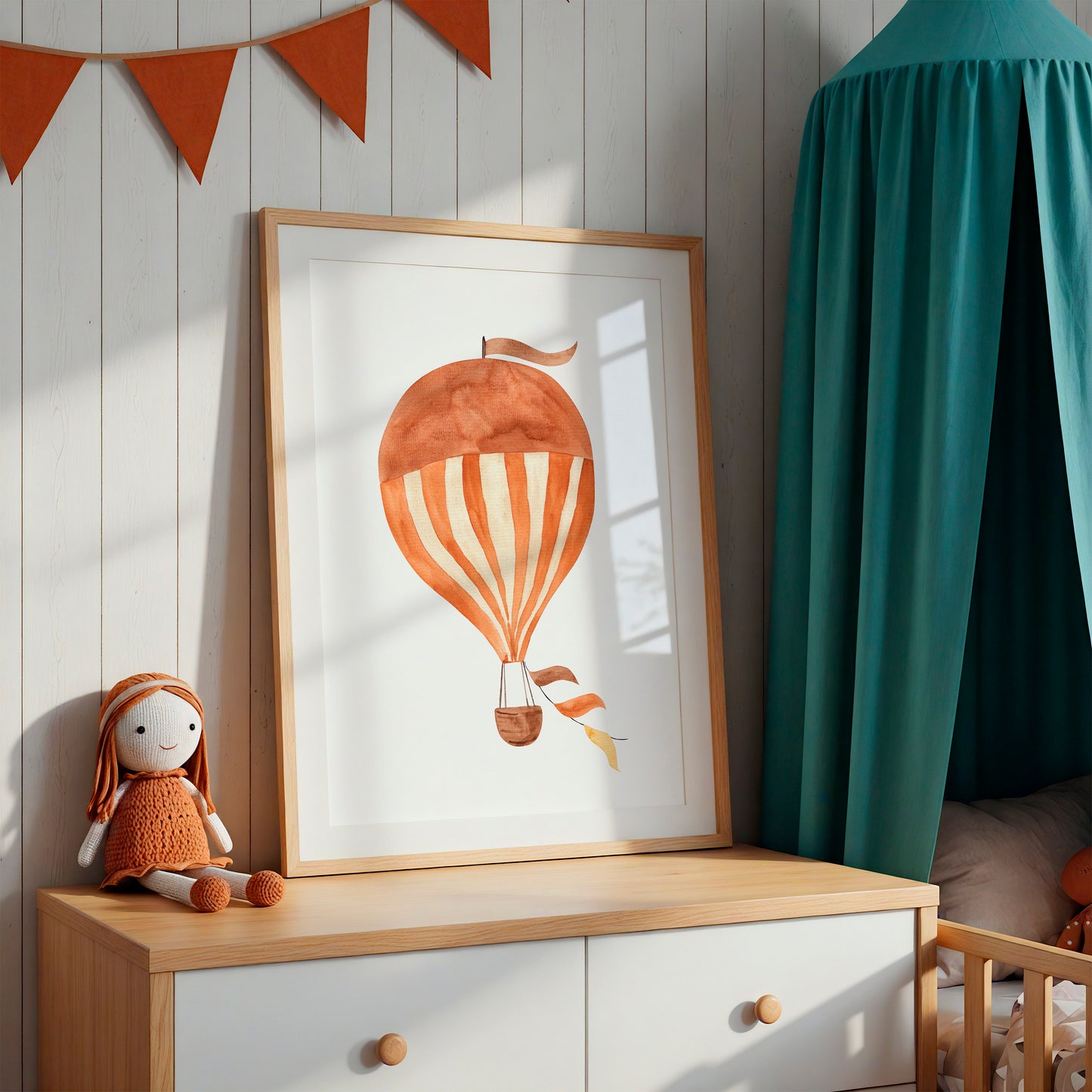 Poster Heißluftballon A4 & A3