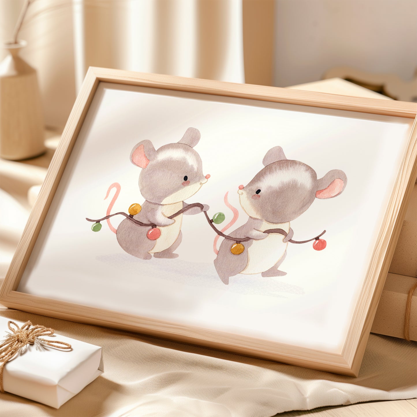 Weihnachtsposter Mäuse A3, A4 & A5