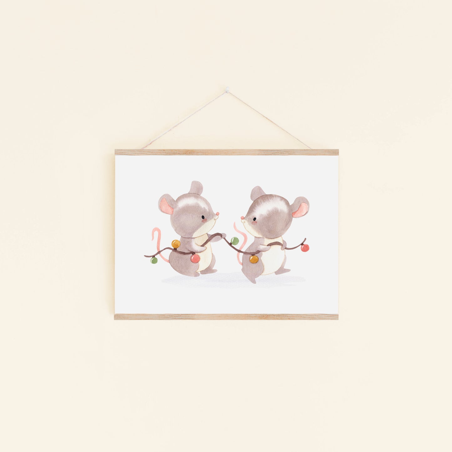 Weihnachtsposter Mäuse A3, A4 & A5