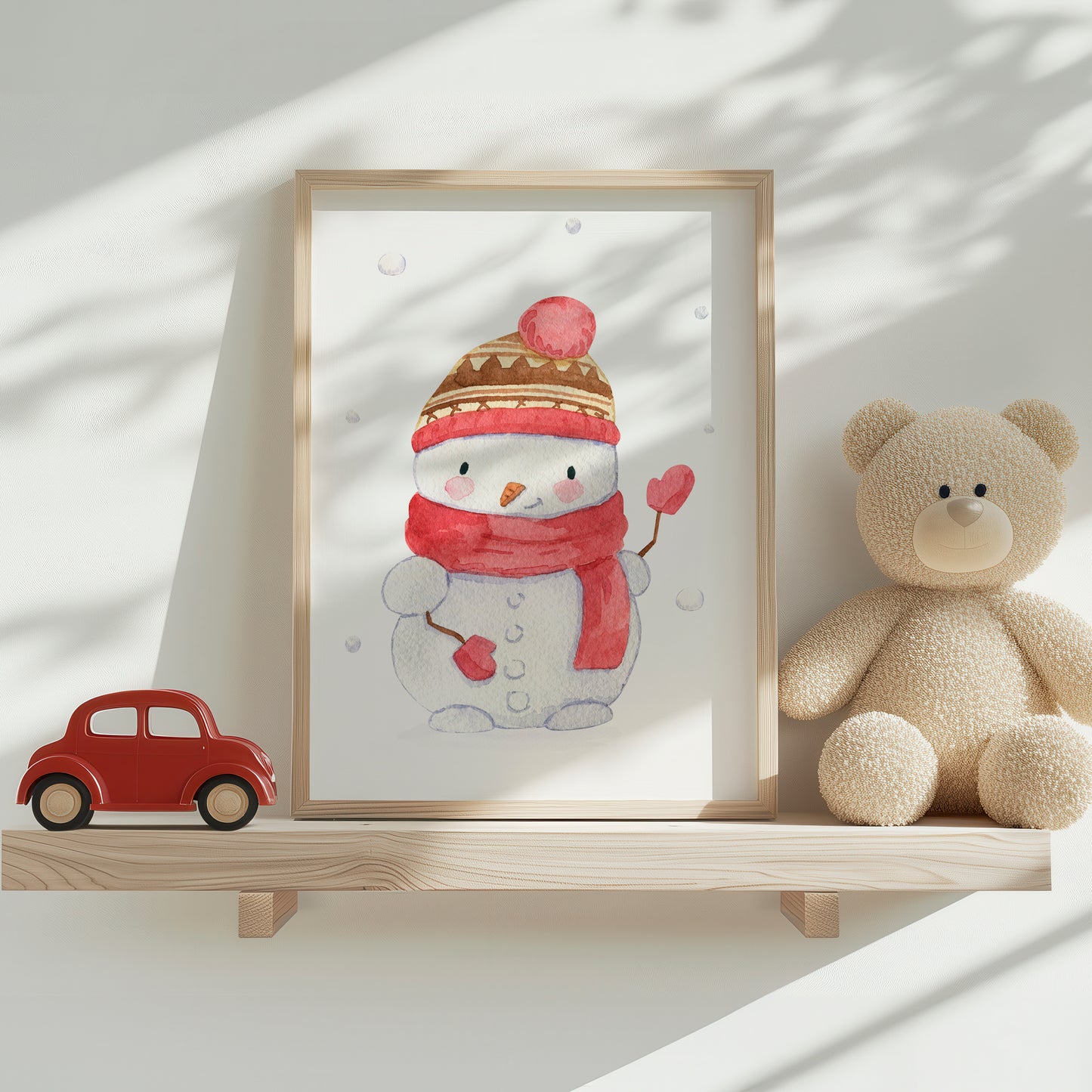 Weihnachtsposter Schneemann A3, A4 & A5