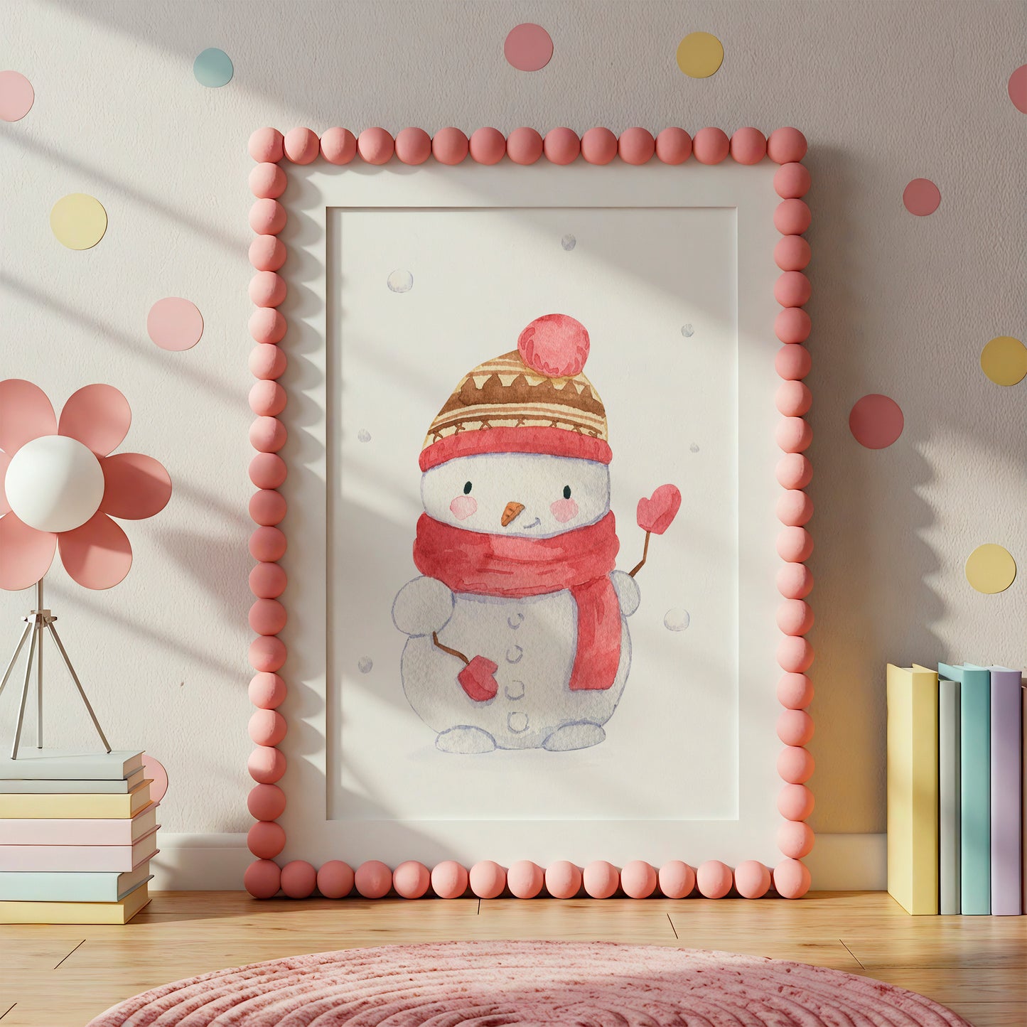 Weihnachtsposter Schneemann A3, A4 & A5