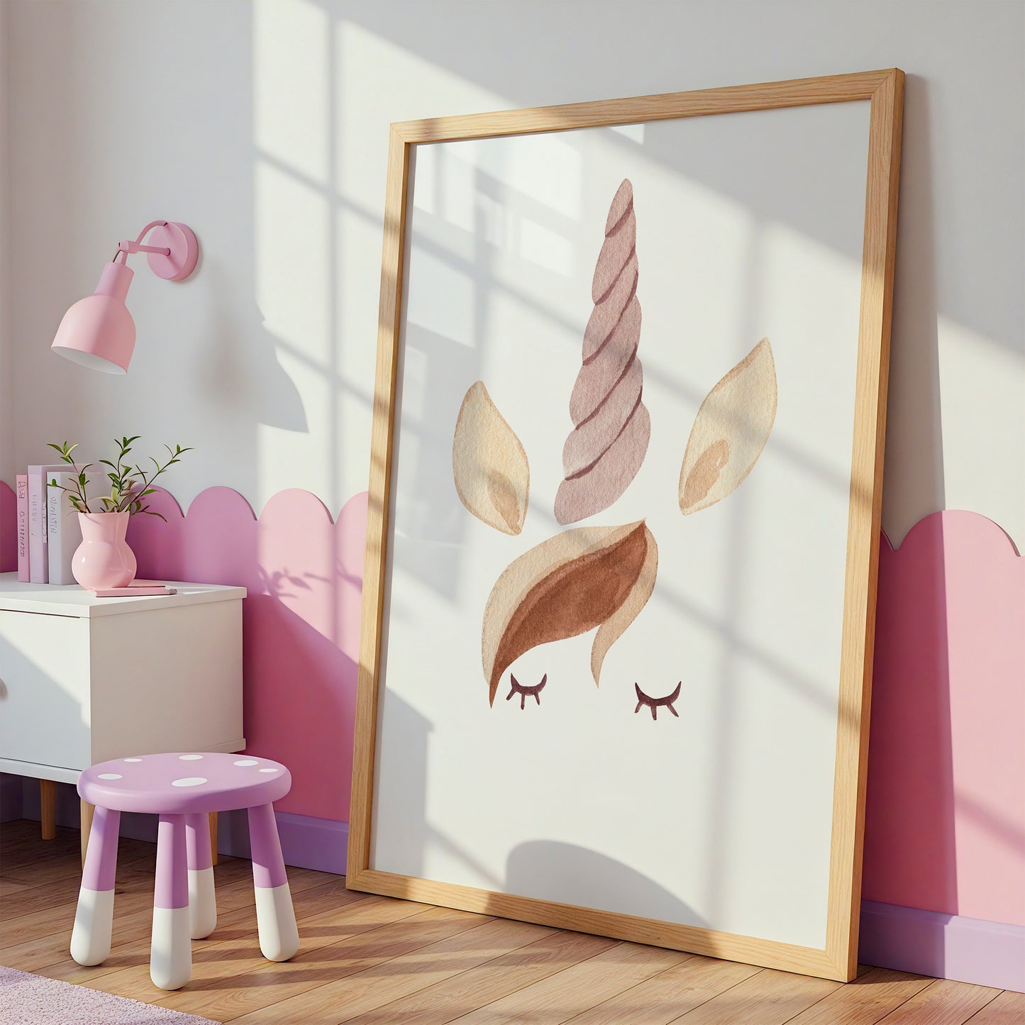 Poster Einhorn Silhouette A4 & A3