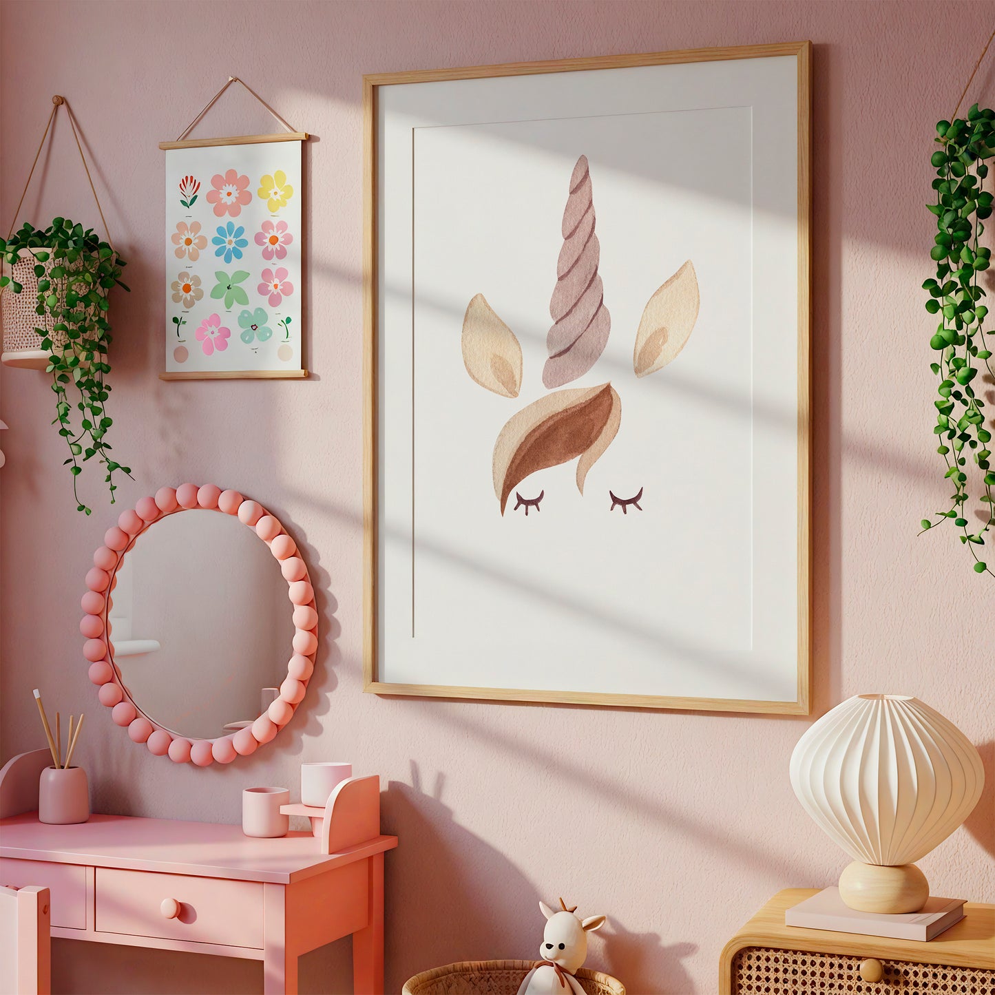 Poster Einhorn Silhouette A4 & A3