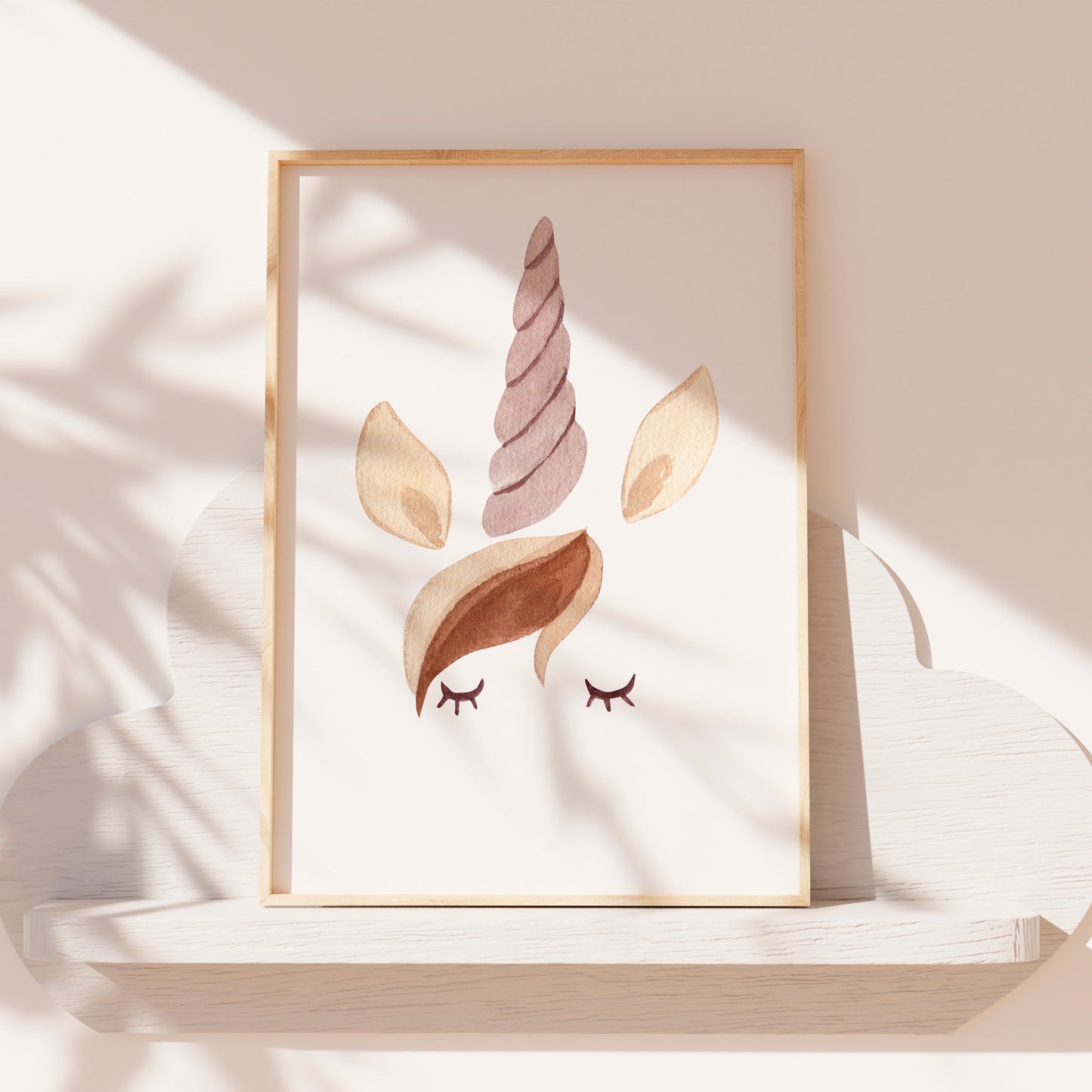 Poster Einhorn Silhouette A4 & A3