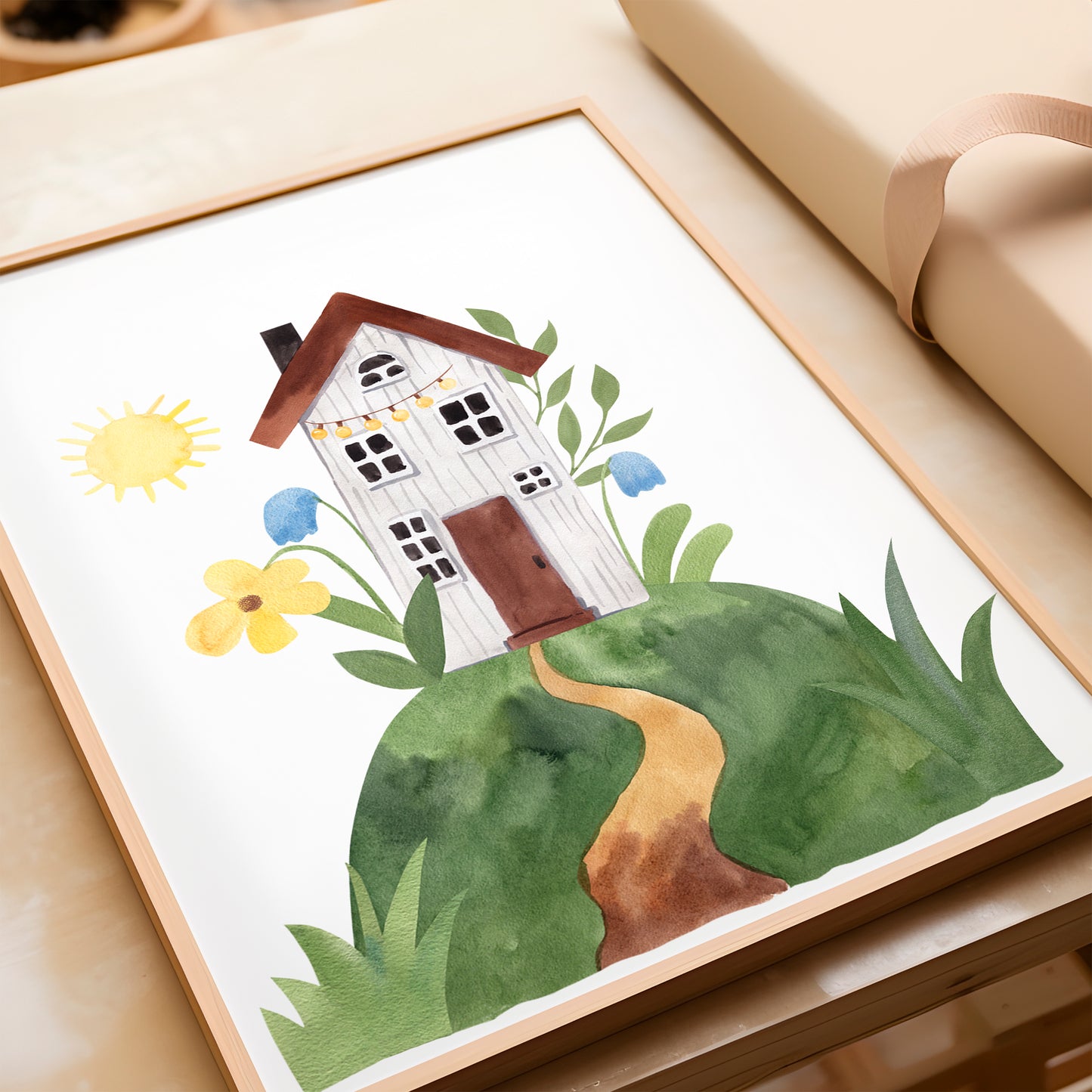 Poster Villa Kunterbunt A4 & A3