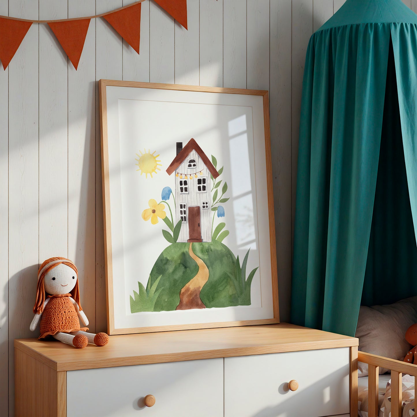 Poster Villa Kunterbunt A4 & A3