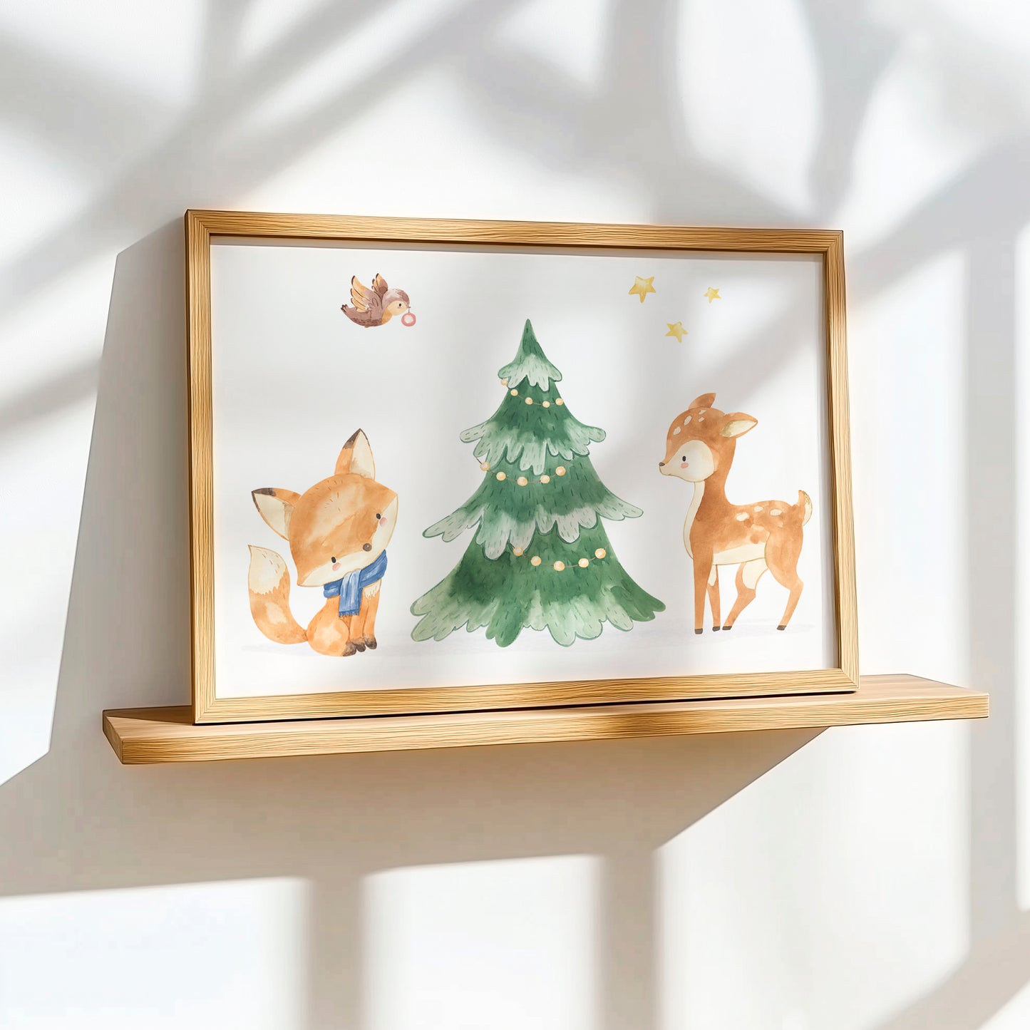 Weihnachtsposter Waldtiere A3, A4 & A5