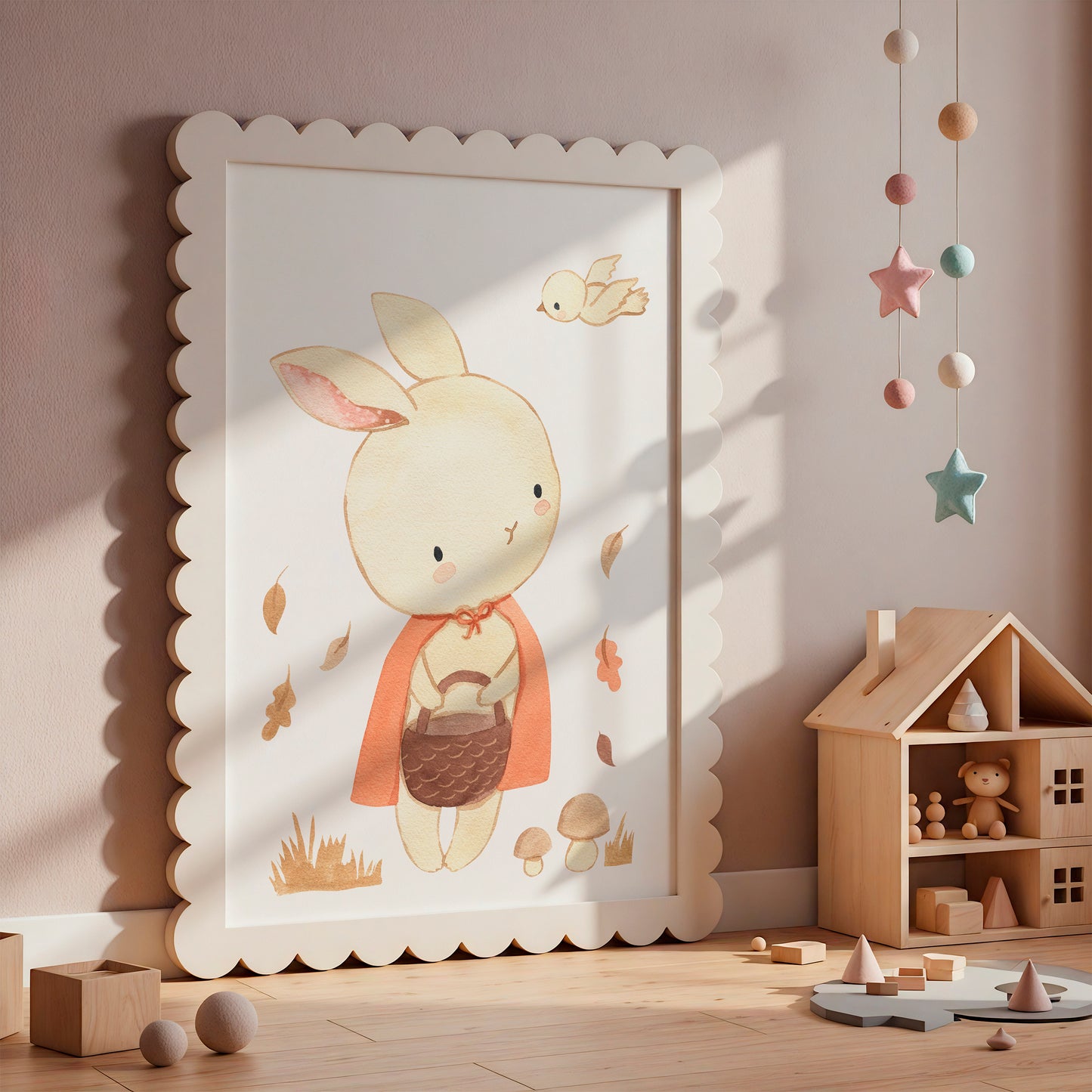 Poster Hase Rotkäppchen A4 & A3
