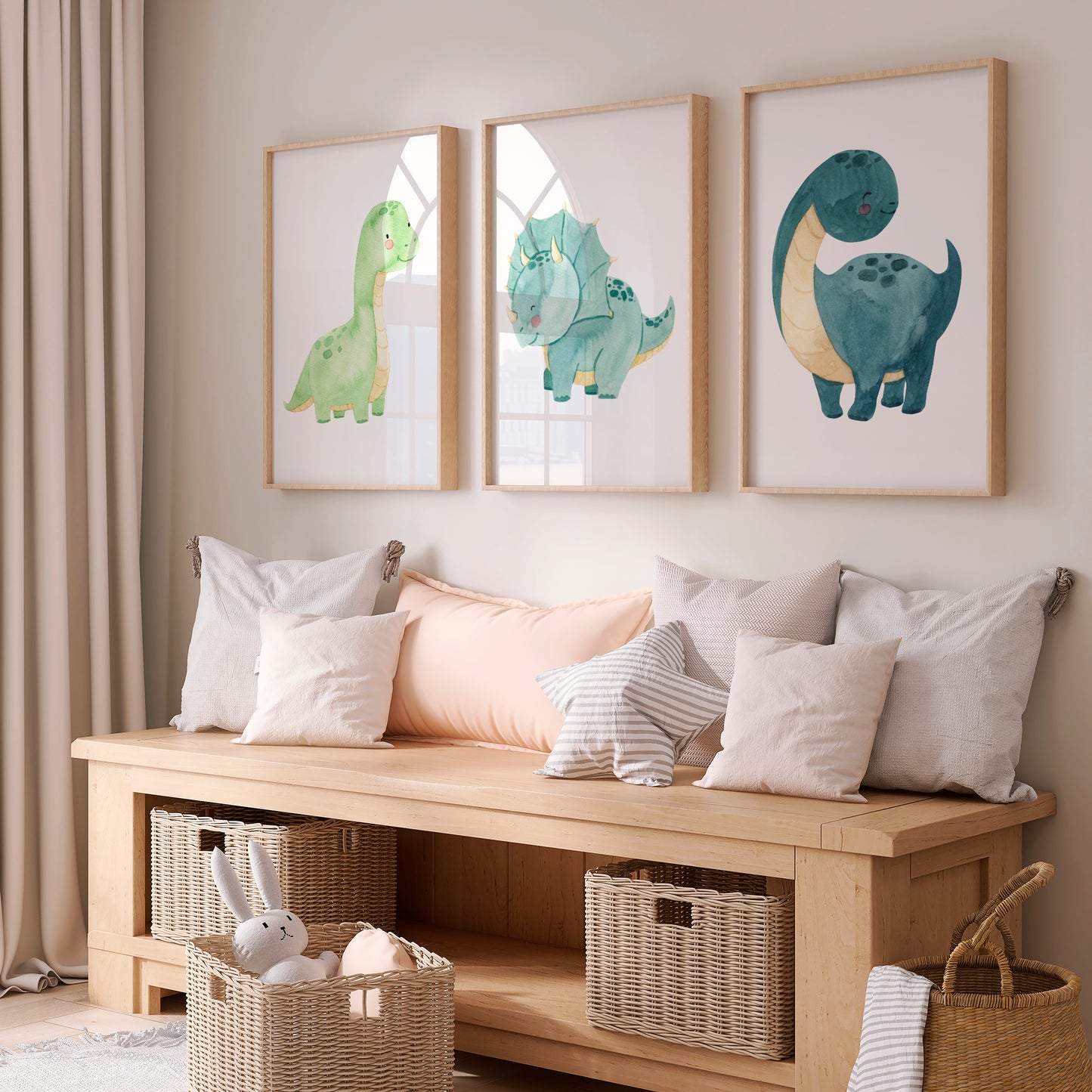 Posterset Dinosaurier A4 & A3