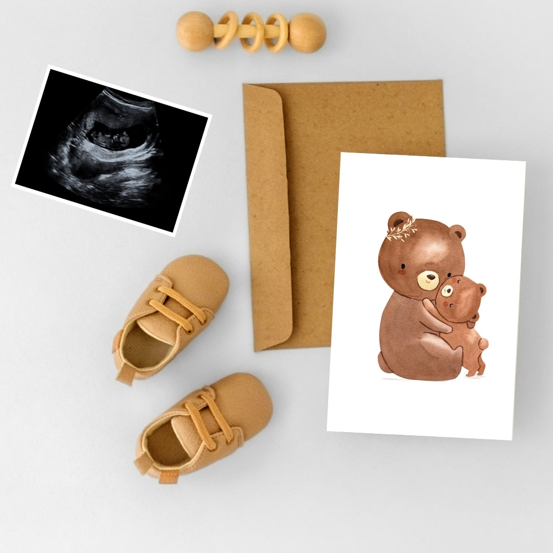 Karte Mama Bär & Baby A6