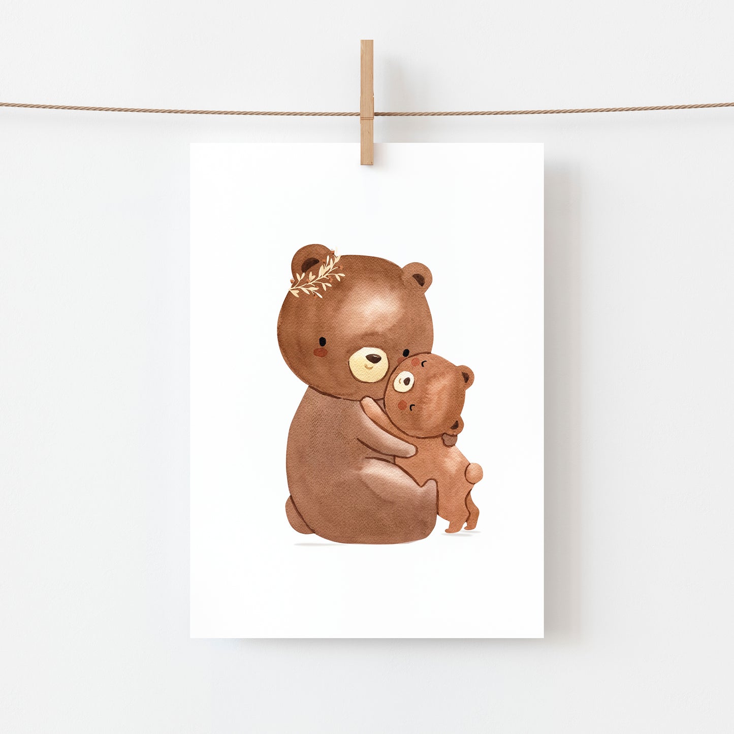 Karte Mama Bär & Baby A6