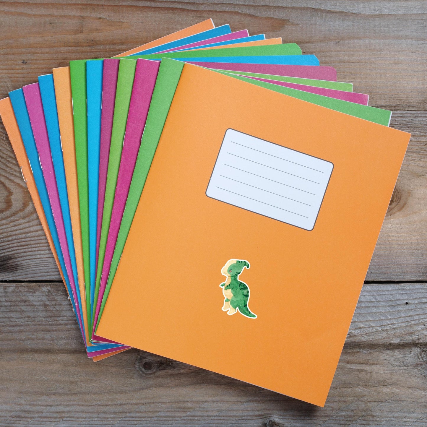 Sticker Dinosaurier Parasauro: Handgemalter Vinyl-Dino-Sticker, ideal für Bullet Journals und Laptops. Spritzfest, langlebig, ca. 6x4 cm groß, perfektes Accessoire für Dino-Fans.