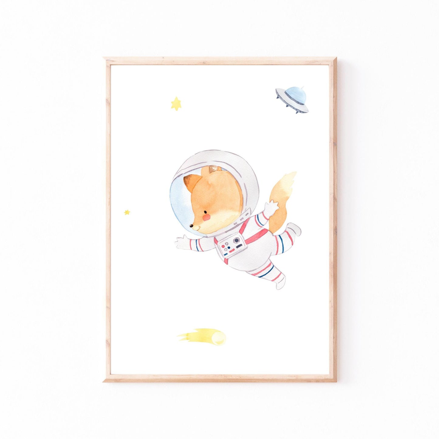 Namensposter personalisiert 3er Set: Astronauten A4 & A3