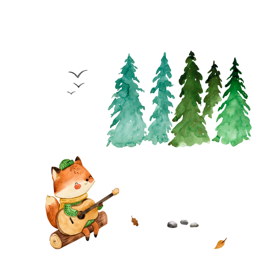 Der kleine Fuchs und die Melodie des Waldes