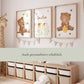 Posterset Bären und Bienen  A4 & A3