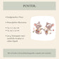 Weihnachtsposter Mäuse A3, A4 & A5