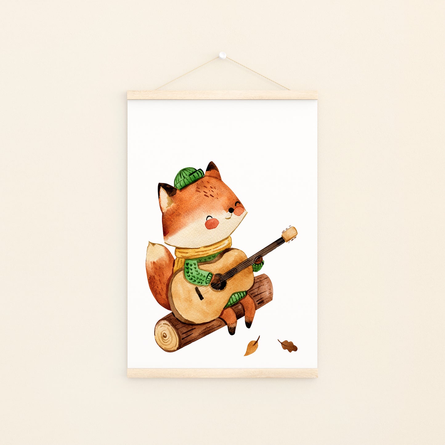 Poster Fuchs & Gitarre A4 & A3