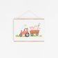 Poster Bauernhof: Traktor und Tiere A3 & A4