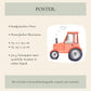 Poster Traktor A3 & A4
