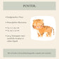 Poster Tiger A4 & A3