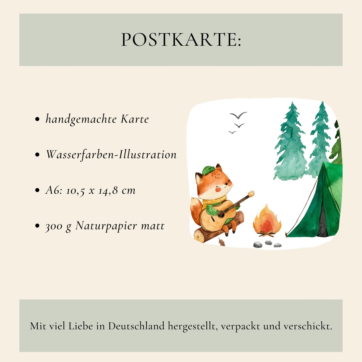 Karte Fuchs & Camping A6