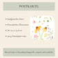 Karte Wildblumen A6