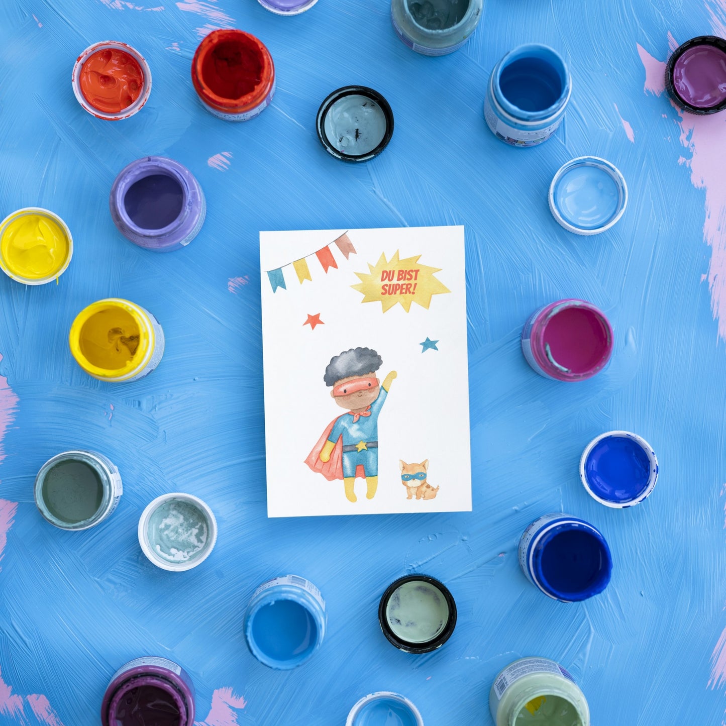 Karte Superheld 'Du bist super' A6