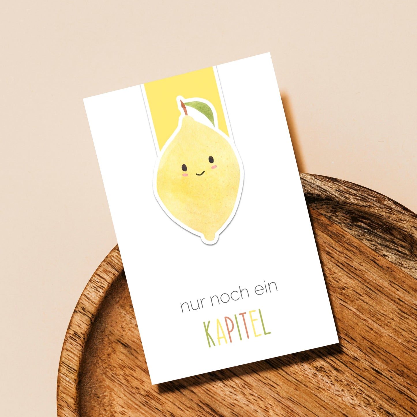 Magnetisches Lesezeichen Zitrone