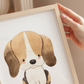 Poster Hund Beagle A3 & A4