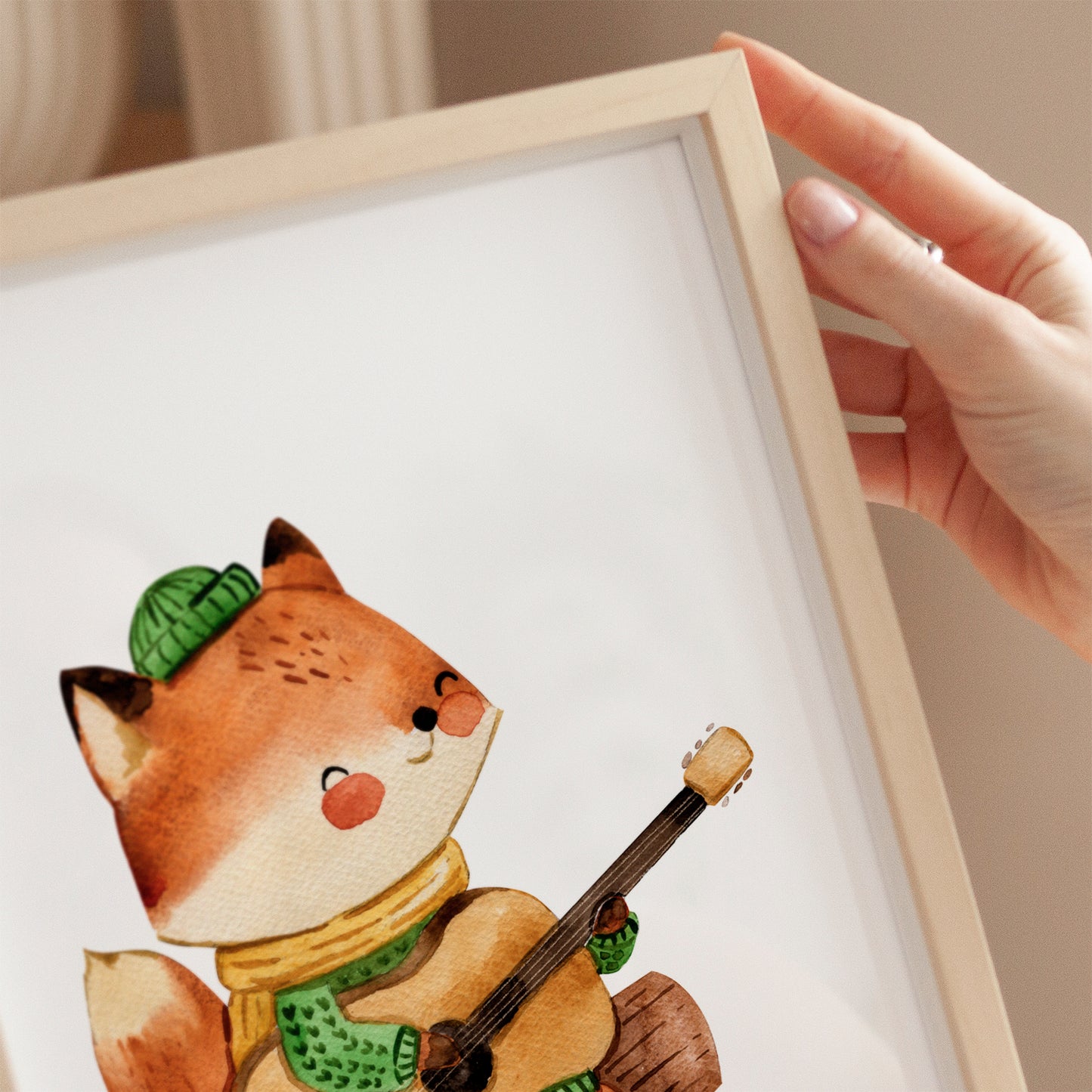 Poster Fuchs & Gitarre A4 & A3