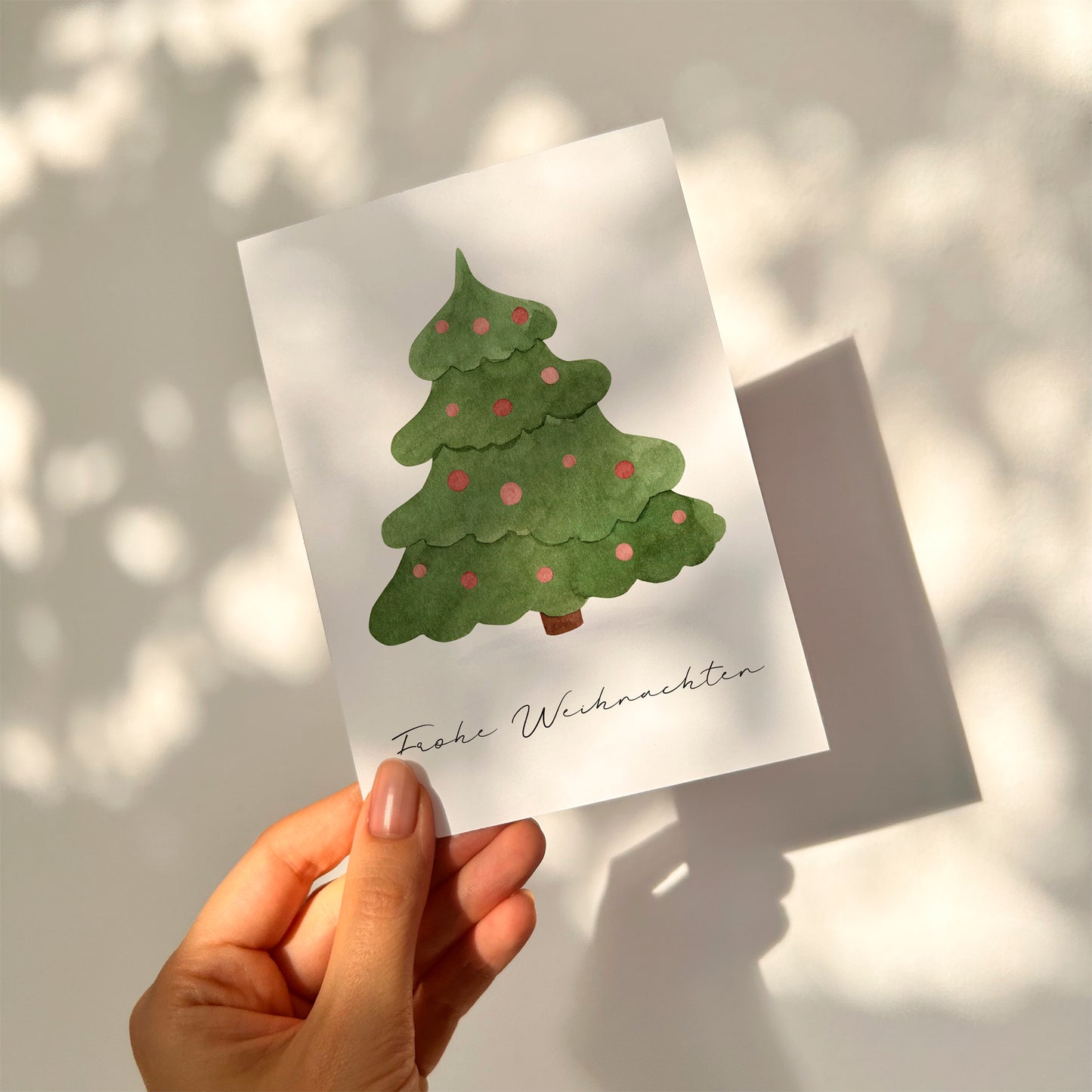 Weihnachtskarte Weihnachtsbaum Frohe Weihnachten A6