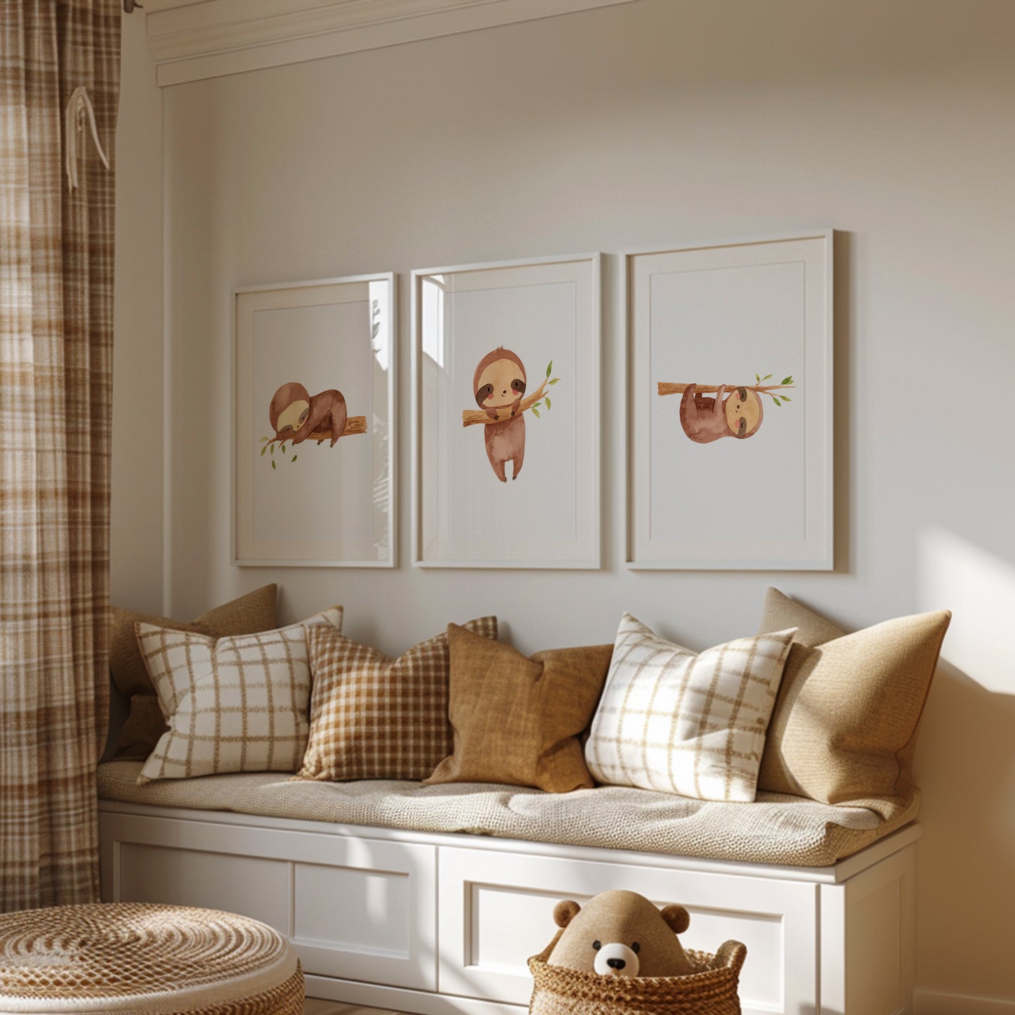 Posterset Faultier A4 & A3