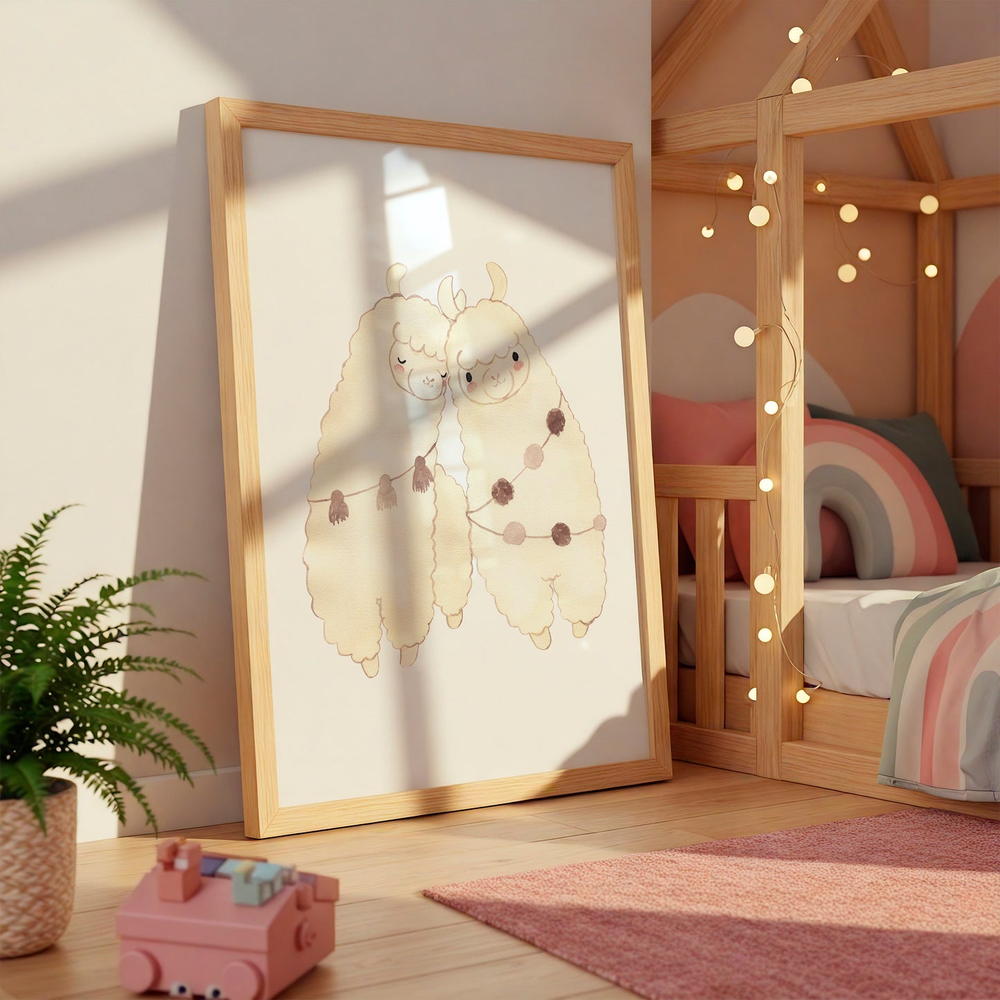 Poster Alpaka Liebe A4 & A3