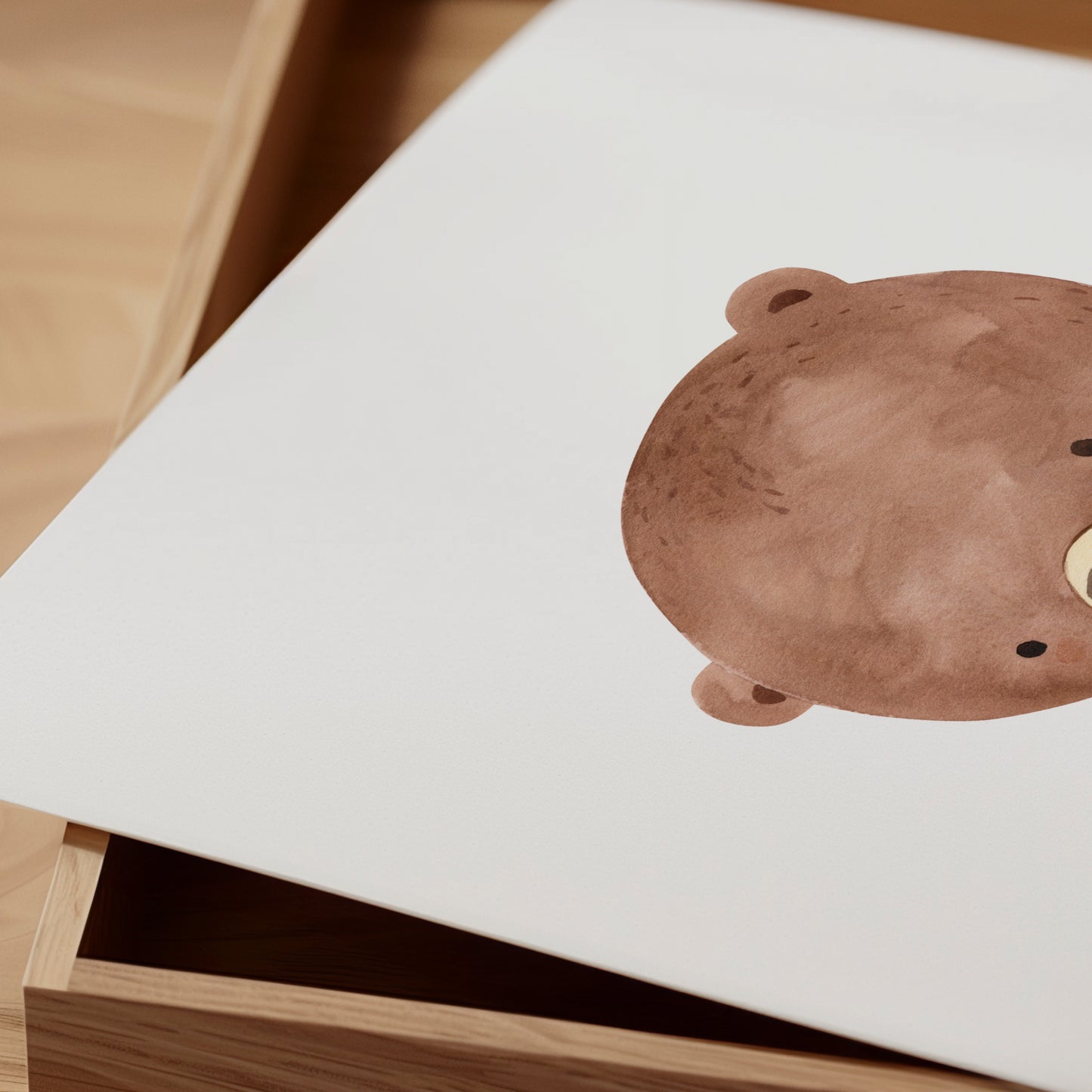 Poster Mama/Papa Bär und Baby A4 & A3