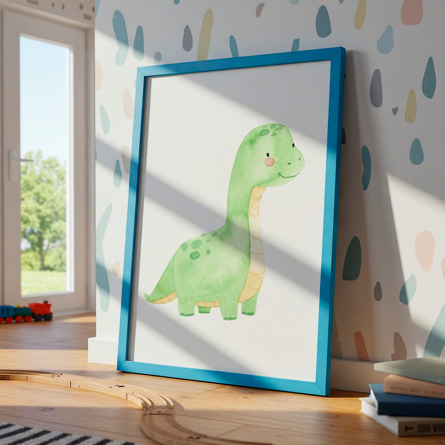 Namensposter personalisiert: Posterset Dinosaurier A4 & A3