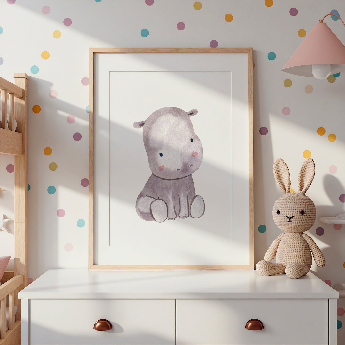 Poster Flusspferd A3 & A4