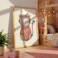 Poster Katze Vintage A4 & A3