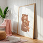 Poster Mama Bär und Baby A4 & A3