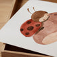 Poster Marienkäfer schläft A3 & A4
