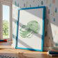Poster Qualle grün A3 & A4