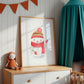 Weihnachtsposter Schneemann A3, A4 & A5