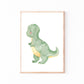 Namensposter personalisiert: Posterset Dinosaurier A4 & A3
