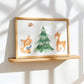 Weihnachtsposter Waldtiere A3, A4 & A5